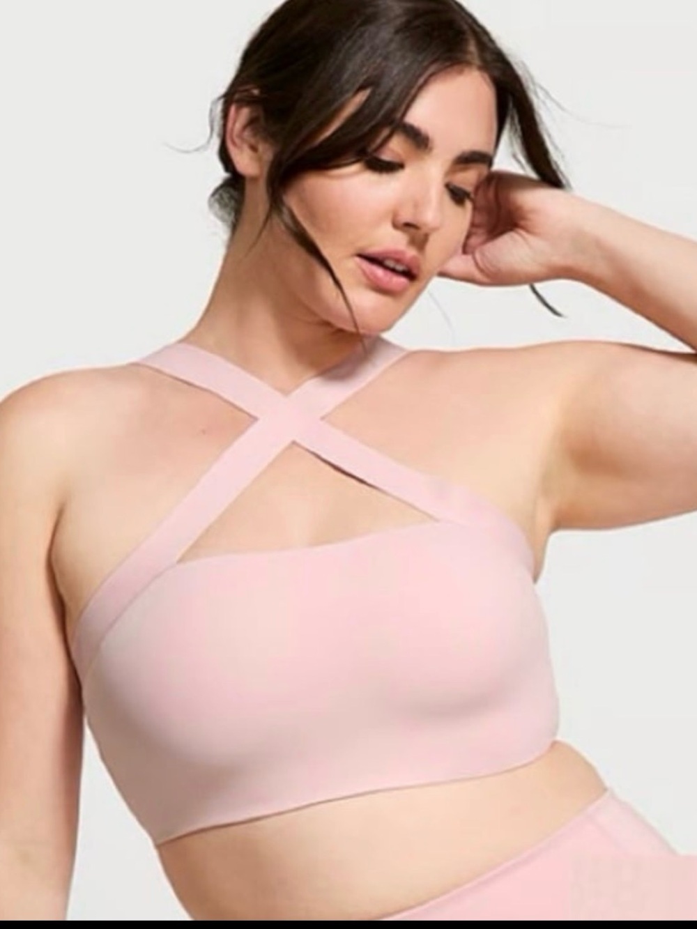 Victoria's Secret Pink Cross-Strap Seamless Bralette